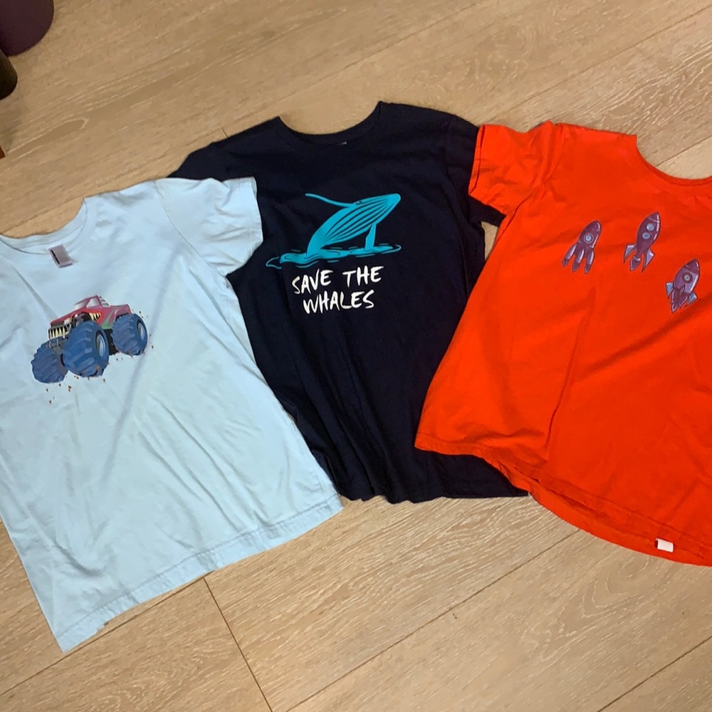 American Apparel 100% cotton tee shirt bundle